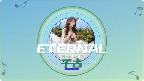 Full Chinese Music Song Eternal Lyrics For Qian gu in Chinese with Pinyin